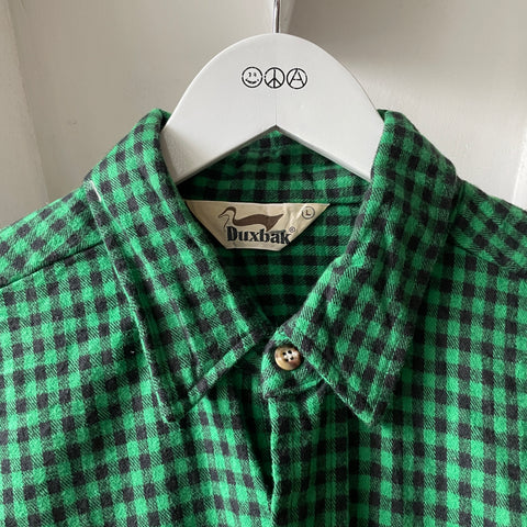 50’s Checkered Flannel - Large