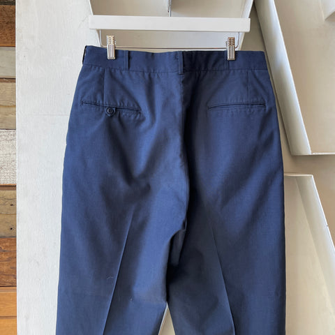 60’s Wool Naval Officers Trousers - 32” x 30.5”