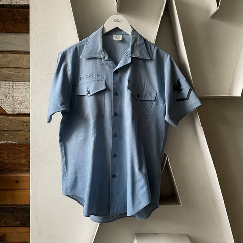 80’s Seafarer Button Up - Medium