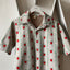 70’s Apple Print Party Shirt - Medium
