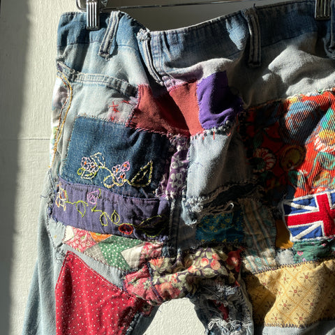70’s Lee Patchwork Denim - 31” x 28”