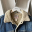 70’s Silver Spur Sherpa Denim Jacket - Large