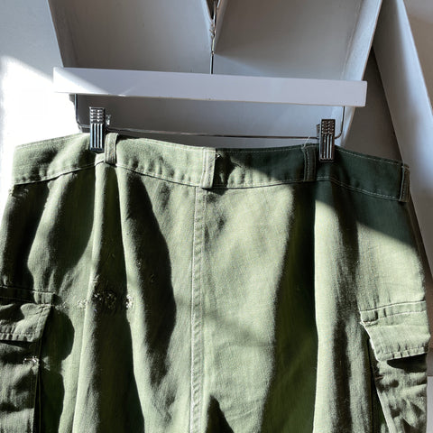 WW2 HBT Utility Cargo Pants - 36” x 29”