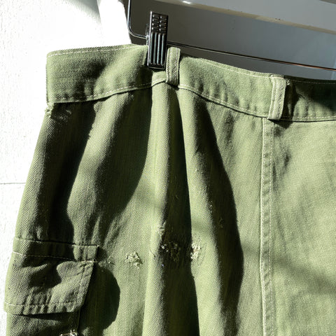 WW2 HBT Utility Cargo Pants - 36” x 29”