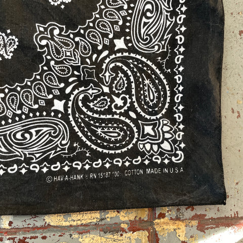 90’s Black Bandana - OS