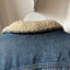 70’s Silver Spur Sherpa Denim Jacket - Large