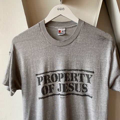 80,s Property of Jesus Tee - Large