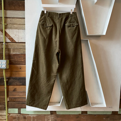 50’s Wool Military Trousers - 29” x 28”