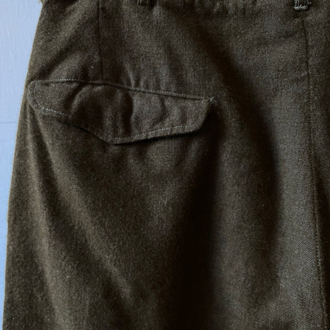 50’s Wool Military Trousers - 29” x 28”