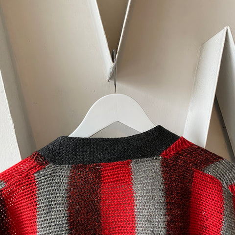 60's Jantzen Striped Cardigan - Medium
