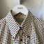 60’s Polka Dot Patterned Party Shirt - Medium