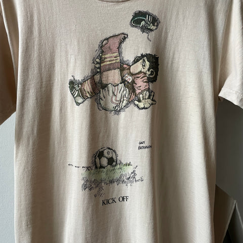 70's Gary Patterson Soccer Tee - Medium