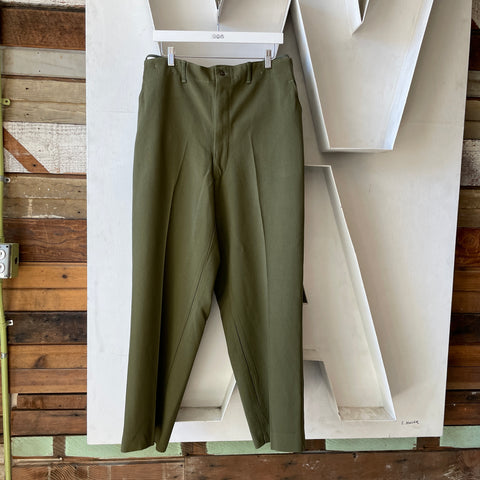 50’s Wool Officers Trousers - 32” x 30”