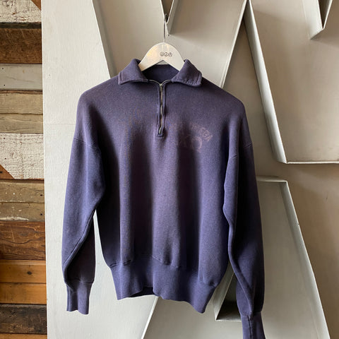 60’s Chi Omega Quarter Zip Sweatshirt - Large