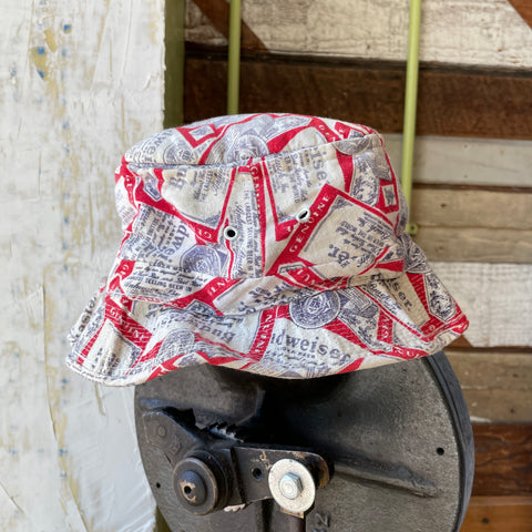 80’s Collapsible Budweiser Bucket Hat - Small