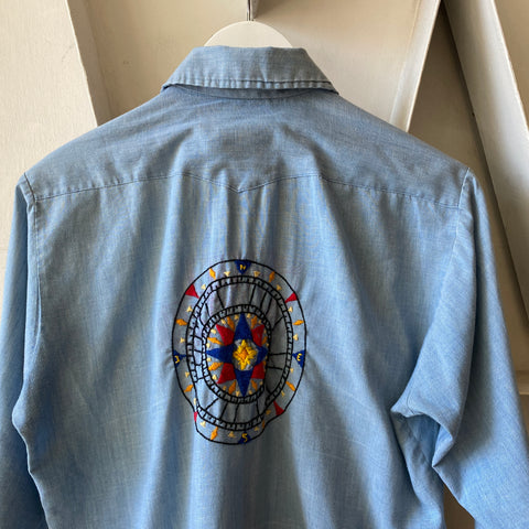 60's Selvage Western Chambray - Large