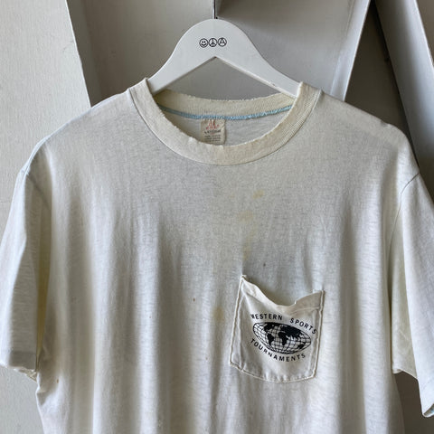 80's Western Sports Tee - Large