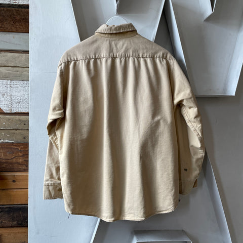 60’s Thrashed Heavy Cotton Work Shirt - Large
