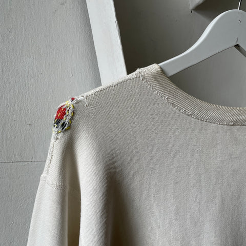 50's Champion Collegiate Crewneck Sweatshirt - Medium