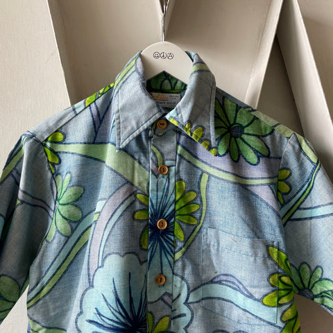 70’s Surf Line Hawaii Aloha Pullover - Large