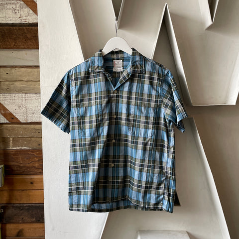 60’s Lanier Loop Collar Button Up - Medium