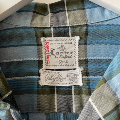 60’s Lanier Loop Collar Button Up - Medium