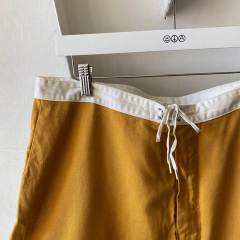 60's Mustard Trunks - 35” x 3.5”