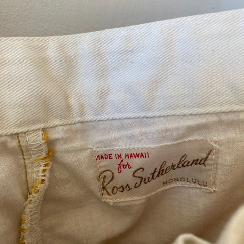 60's Mustard Trunks - 35” x 3.5”