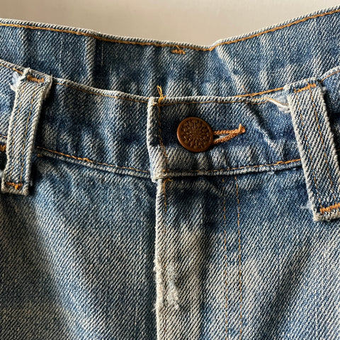 70's Patchwork Denim - 32” x 31”