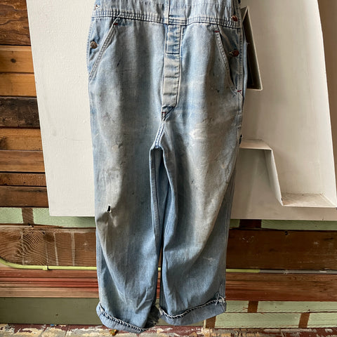 60’s Faded Big Mac Denim Overalls - 30"-32" x 28”