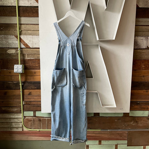 60’s Faded Big Mac Denim Overalls - 30"-32" x 28”