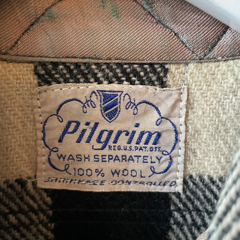 50’s Plaid Wool Jacket - Medium
