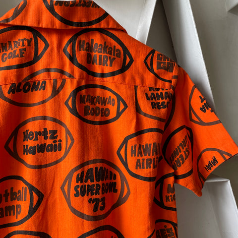 70’s Gabe's Gang Hawaiian Super Bowl Shirt - Small