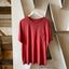 80's Red Pocket Tee - Large