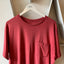 80's Red Pocket Tee - Large