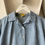 60’s Military Short Sleeve Chambray Blouse - XS