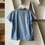 60’s Military Short Sleeve Chambray Blouse - XS