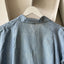 60’s Military Short Sleeve Chambray Blouse - XS