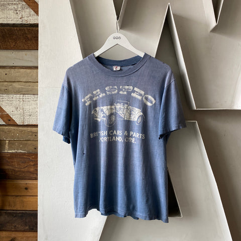 70's British Car Repair Tee - Large