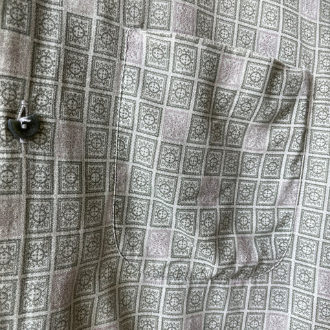60’s Truval Patterned Loop Collar - Small