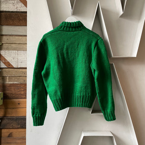 50's Shawl Collar Sweater - Medium