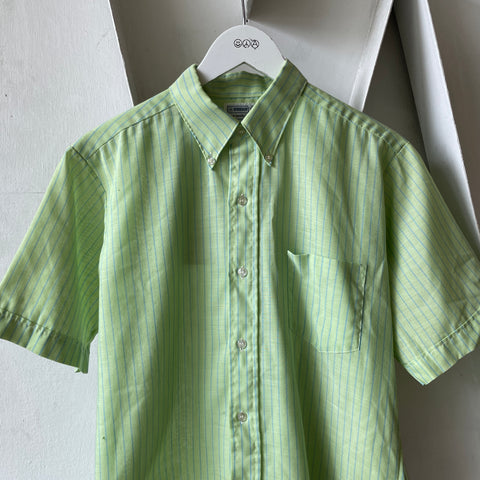 60’s Brent Japan Striped Work Shirt - Medium