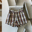 60’s Madras Plaid Shorts - 26” x 3”