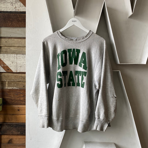 80's Iowa State Reverse Weave - Large