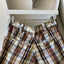 60’s Madras Plaid Shorts - 26” x 3”