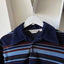 Striped Velour Collared Shirt - Medium