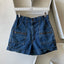 70’s Denim Bush Shorts - 24” x 2.5”
