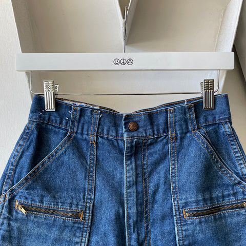 70’s Denim Bush Shorts - 24” x 2.5”