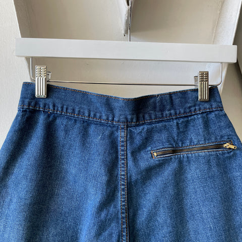 70’s Denim Bush Shorts - 24” x 2.5”