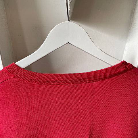50’s Brent Freedom Sleeve Single V Crewneck - Large